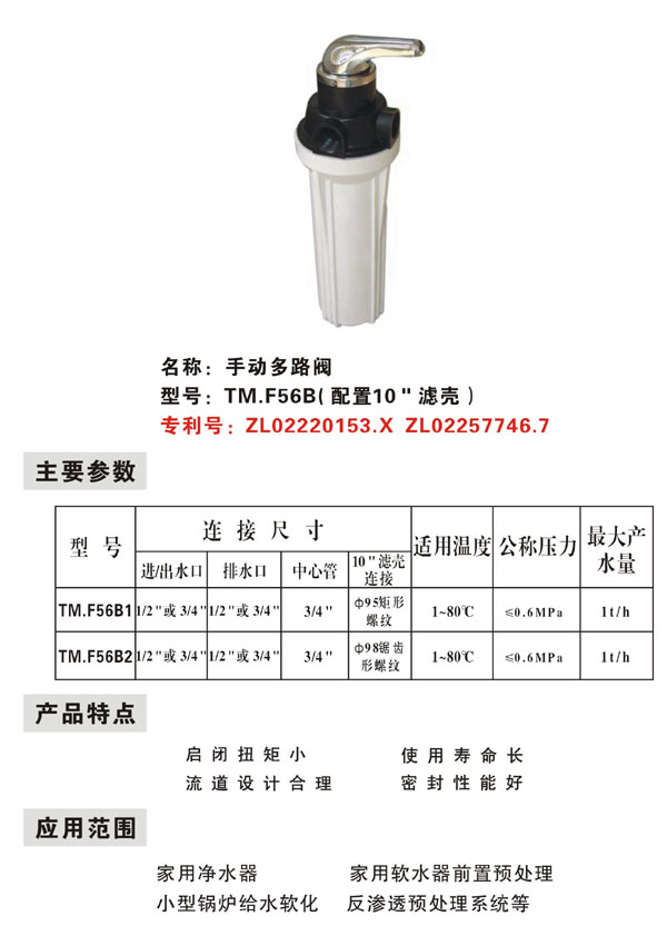 TM.F56B(配置10＂滤壳